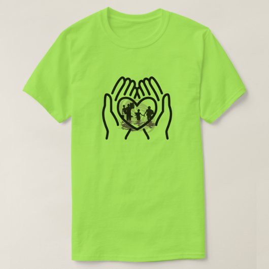 Orkaan Helene Survivor Support Storm Overstroming T-shirt (Design voorkant)