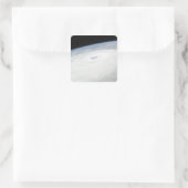 orkaan Helene Vierkante Sticker (Tas)