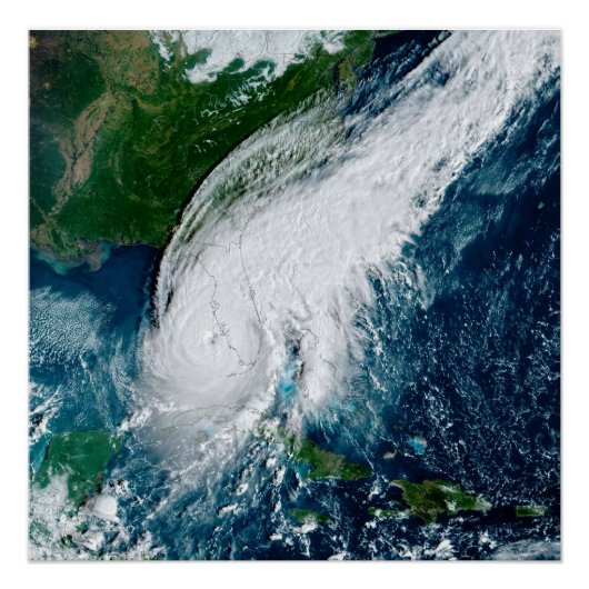 orkaan Ian | 28 september 2022 Perfect Poster (Voorkant)