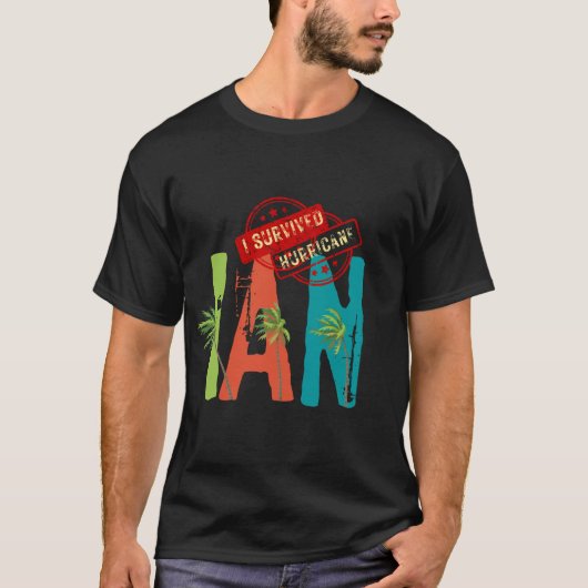 orkaan Ian Survivor T-shirt (Voorkant)