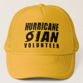 orkaan Ian Volunter Trucker Pet (Voorkant)