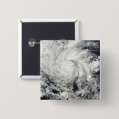 Orkaan Ida over Nicaragua Vierkante Button 5,1 Cm (Voorkant /achterkant)