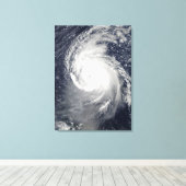 Orkaan Igor in de Atlantische Oceaan Canvas Afdruk (Insitu (Houten vloer))