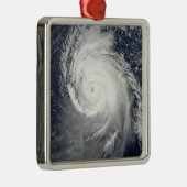 Orkaan Igor in de Atlantische Oceaan Metalen Ornament (Rechts)