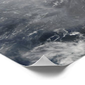 Orkaan Igor in de Atlantische Oceaan Poster (Hoek)