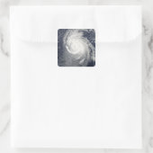 Orkaan Igor in de Atlantische Oceaan Vierkante Sticker (Tas)