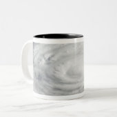 Orkaan Ike 10 Tweekleurige Koffiemok (Voorkant links)