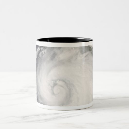 orkaan Ike 4 Tweekleurige Koffiemok (Center)