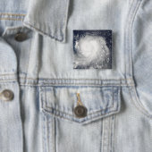 orkaan Ike 5 Vierkante Button 5,1 Cm (In situ)