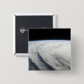 Orkaan Ike 7 Vierkante Button 5,1 Cm (Voorkant /achterkant)