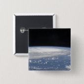 Orkaan Ike 8 Vierkante Button 5,1 Cm (Voorkant /achterkant)