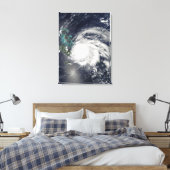 Orkaan Ike over Cuba, Hispaniola Canvas Afdruk (Insitu (Slaapkamer))