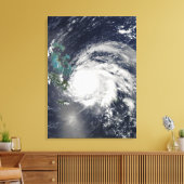 Orkaan Ike over Cuba, Hispaniola Canvas Afdruk (Insitu (Woonkamer))