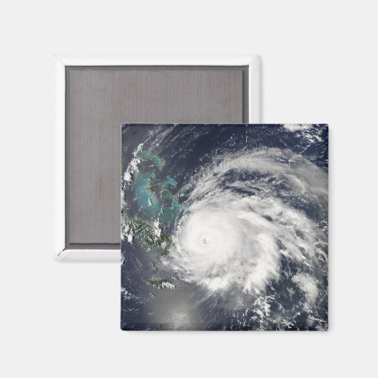 Orkaan Ike over Cuba, Hispaniola Magneet (Voorkant / Achterkant)