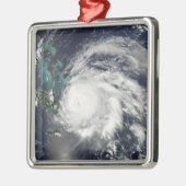 Orkaan Ike over Cuba, Hispaniola Metalen Ornament (Links)