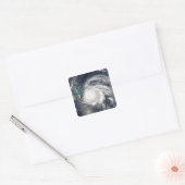 Orkaan Ike over Cuba, Hispaniola Vierkante Sticker (Envelop)