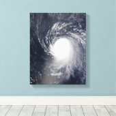 Orkaan Ike van de Kleine Antillen Canvas Afdruk (Insitu (Houten vloer))