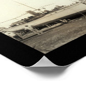 Orkaan in Miami Foto 1926 Poster (Hoek)