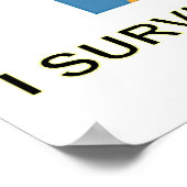 Orkaan Irene New York City Evacuation Map Poste Poster (Hoek)