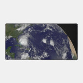 Orkaan Irene trekt door de Bahama's. Bureaumat (Voorkant)