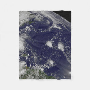 Orkaan Irene trekt door de Bahama's. Fleece Deken