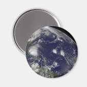 Orkaan Irene trekt door de Bahama's. Magneet (Voorkant / Achterkant)