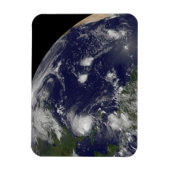 Orkaan Irene trekt door de Bahama's. Magneet (Verticaal)