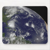 Orkaan Irene trekt door de Bahama's. Muismat (Voorkant)