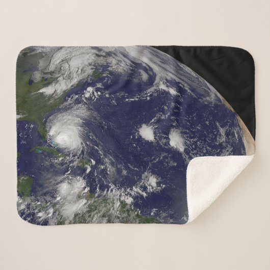 Orkaan Irene trekt door de Bahama's. Sherpa Deken (Voorkant (horizontaal))