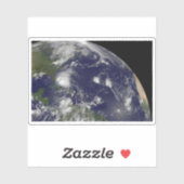 Orkaan Irene trekt door de Bahama's. Sticker (Vel)