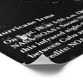 Orkaan Irma 8x10 Poster (Hoek)