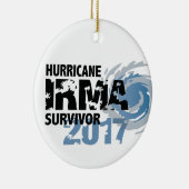 Orkaan Irma Survivor Florida 2017 Keramisch Ornament (Rechts)