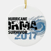 Orkaan Irma Survivor Florida 2017 Keramisch Ornament (Voorkant)