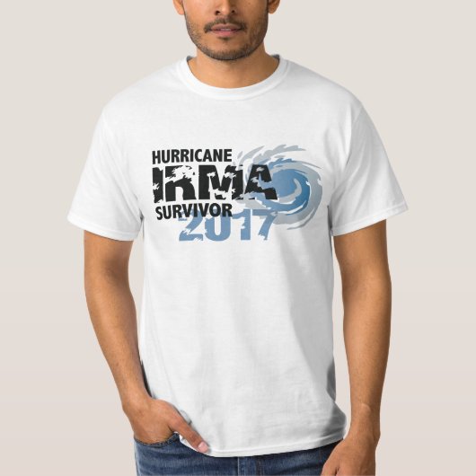 Orkaan Irma Survivor Florida 2017 Shirt (Voorkant)