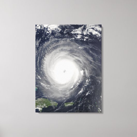 orkaan Isabel Canvas Afdruk (Voorkant)