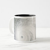 orkaan Ivan 2 Tweekleurige Koffiemok (Voorkant links)