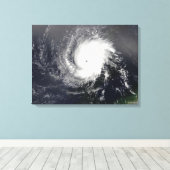 orkaan Ivan 3 Canvas Afdruk (Insitu (Houten vloer))