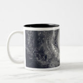 orkaan Ivan 3 Tweekleurige Koffiemok (Links)