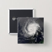 orkaan Ivan 3 Vierkante Button 5,1 Cm (Voorkant /achterkant)