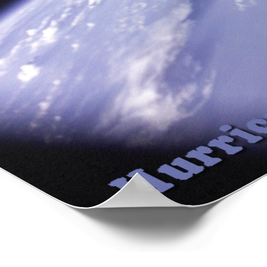 orkaan Ivan vanuit de ruimte Poster (Hoek)