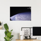 orkaan Ivan vanuit de ruimte Poster (Thuiskantoor)