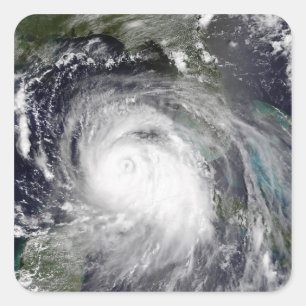 orkaan Katrina 3 Vierkante Sticker