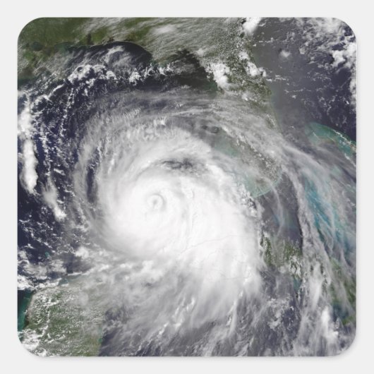 orkaan Katrina 3 Vierkante Sticker (Voorkant)