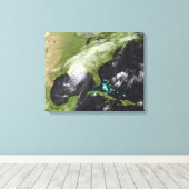 Orkaan Katrina 4 Canvas Afdruk (Insitu (Houten vloer))