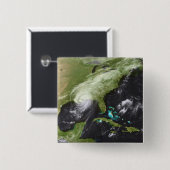 Orkaan Katrina 4 Vierkante Button 5,1 Cm (Voorkant /achterkant)