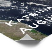 Orkaan Katrina, augustus 2005 Poster (Hoek)