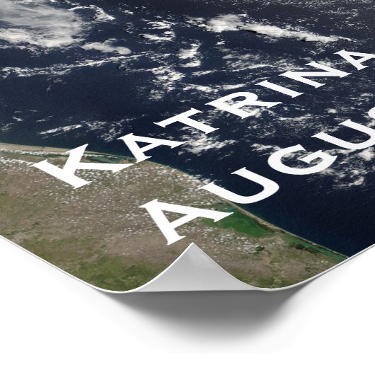 Orkaan Katrina, augustus 2005 Poster (Hoek)