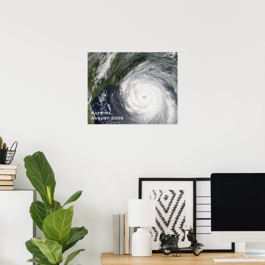 Orkaan Katrina, augustus 2005 Poster (Thuiskantoor)