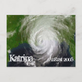 Orkaan Katrina, satelliet-Afbeelding, augustus 200 Briefkaart (Voorkant)