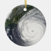 Orkaan Katrina Satellite Afbeelding, augustus 2005 Keramisch Ornament (Voorkant)